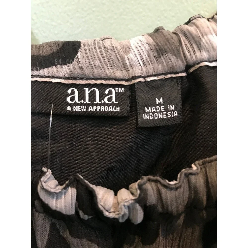 a.n.a. long sleeve off-the-shoulder blouse -size M